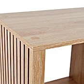 Home Deco Factory Klaus Estantería de madera (L x An x Al: 32 x 69,6 x 66 cm, Marrón, Diseño acanalado) | BAUHAUS