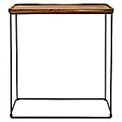 Home Deco Factory Mesa auxiliar Acacia (L x An: 30 x 80 cm, Marrón/Negro) | BAUHAUS