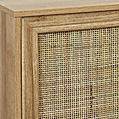 Home Deco Factory Bali Aparador (L x An x Al: 39 x 115 x 70 cm, Marrón, Número de puertas: 3 ud., Con ratán trenzado) | BAUHAUS