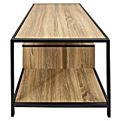 Home Deco Factory Edison Conjunto mueble de salón (3 pzs., Negro/Marrón) | BAUHAUS
