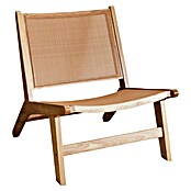 Home Deco Factory Bali Silla (Madera de Hevea, Marrón, Con ratán trenzado) | BAUHAUS