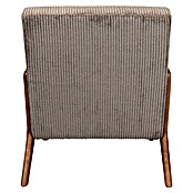 Home Deco Factory Sillón Scott (L x An x Al: 83,5 x 64,5 x 75 cm, Taupe, Textil canalé) | BAUHAUS