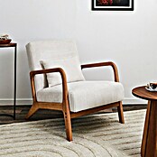 Home Deco Factory Sillón Scott (L x An x Al: 83,5 x 64,5 x 75 cm, Beige, Textil canalé) | BAUHAUS