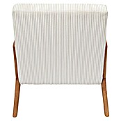 Home Deco Factory Sillón Scott (L x An x Al: 83,5 x 64,5 x 75 cm, Beige, Textil canalé) | BAUHAUS