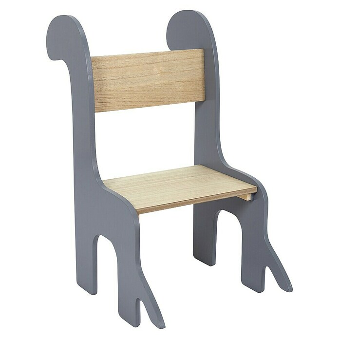 Home Deco Kids Silla Dino (Gris/Madera, Específico para: Niños pequeños) | BAUHAUS