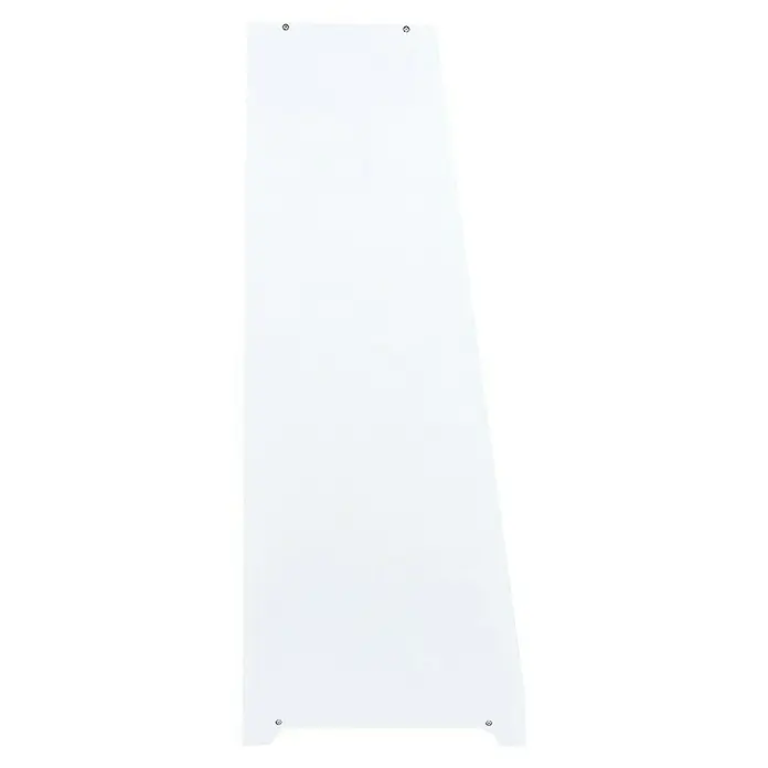 Home Deco Kids Armario para ropa - L x An x Al: 48 x 90 x 120 mm, Blanco/Beige, Específico para: Niños de 0 a 10 años - Un panel blanco vertical con cuatro puntos de montaje visibles, ideal para aplicaciones versátiles.