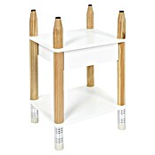 Home Deco Kids Mesita de noche Lápiz (L x An x Al: 30 x 34 x 51,5 cm, Blanco/Beige, Específico para: Niños de 3 a 5 años) | BAUHAUS