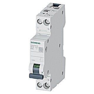 Siemens Leitungsschutzschalter (Polanzahl: 2 Stk., Mit Nullleiter)