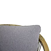 MWH Wicker Gartensessel Creador Kanto (Aluminium/Acryl, Grau/Holzoptik, B x T x H: 56 x 67 x 80 cm) | BAUHAUS