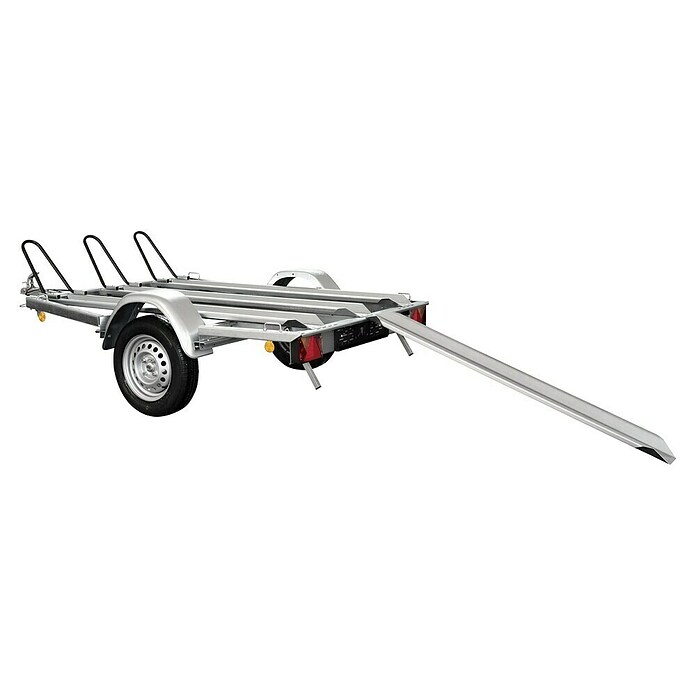 Motorradanhänger Moto MU2 mit 3 Stellschienen (L x B x H: 294,5 x 152 x 92 cm, Nutzlast: 599 kg) | BAUHAUS