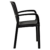 Gartensessel Sirolo (Schwarz, Kunststoff, L x B x H: 58 x 56,5 x 84 cm) | BAUHAUS