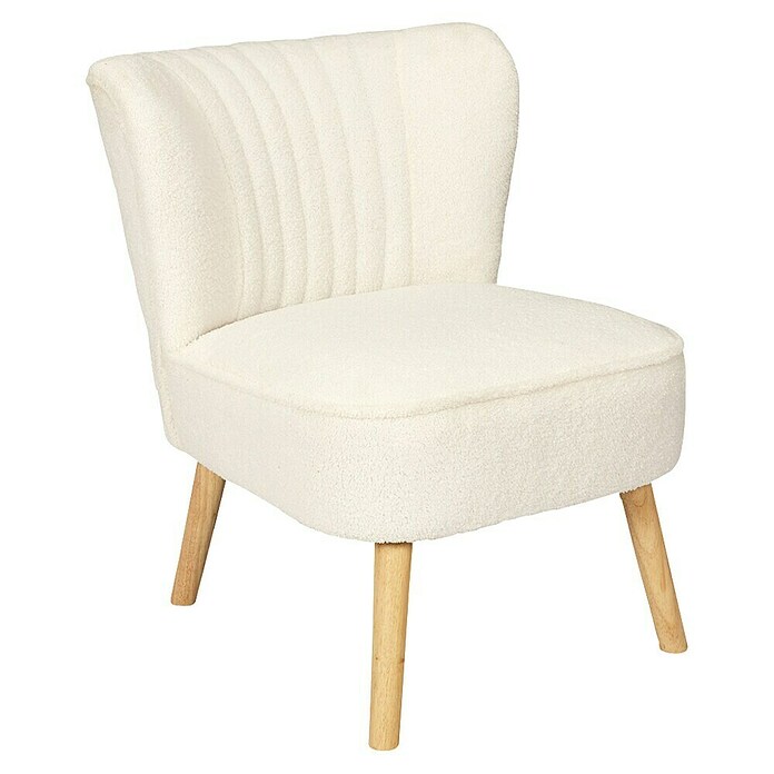 Home Deco Factory Sillón Erika (L x An x Al: 59 x 70 x 72 cm, Blanco) | BAUHAUS