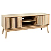Home Deco Factory Klaus Conjunto mueble de salón (3 pzs., Marrón, Diseño acanalado) | BAUHAUS