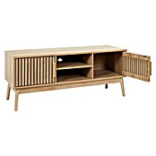 Home Deco Factory Klaus Conjunto mueble de salón (3 pzs., Marrón, Diseño acanalado) | BAUHAUS