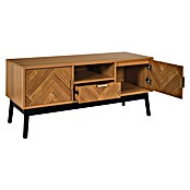 Home Deco Factory Felix Mueble para TV (L x An x Al: 40 x 110 x 48 cm, MDF, Acabado en espiga) | BAUHAUS
