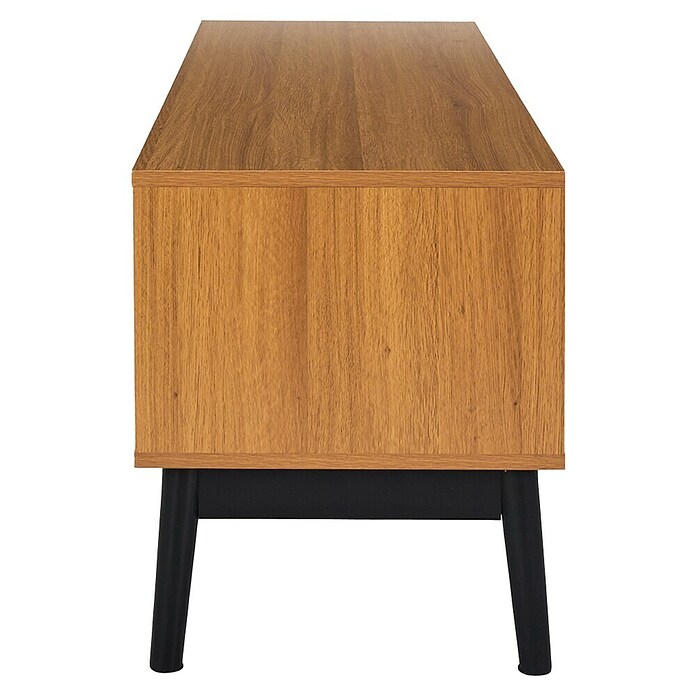Home Deco Factory Felix Mueble para TV (L x An x Al: 40 x 110 x 48 cm, MDF, Acabado en espiga) | BAUHAUS