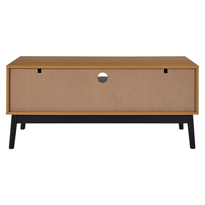 Home Deco Factory Felix Mueble para TV (L x An x Al: 40 x 110 x 48 cm, MDF, Acabado en espiga) | BAUHAUS