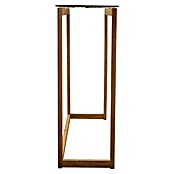 Home Deco Factory Mesa auxiliar (L x An x Al: 32 x 100 x 87 cm, Vidrio templado/Madera de hevea) | BAUHAUS