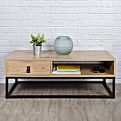 Home Deco Factory Abbot Conjunto mueble de salón (3 pzs., Marrón/Negro) | BAUHAUS