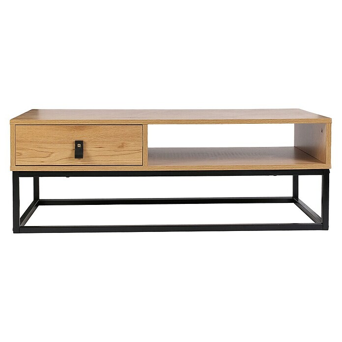 Home Deco Factory Abbot Conjunto mueble de salón (3 pzs., Marrón/Negro) | BAUHAUS