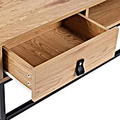 Home Deco Factory Abbot Conjunto mueble de salón (3 pzs., Marrón/Negro) | BAUHAUS