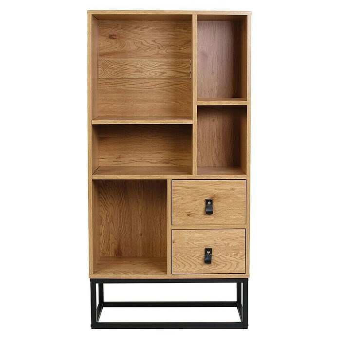 Home Deco Factory Abbot Conjunto mueble de salón (3 pzs., Marrón/Negro) | BAUHAUS