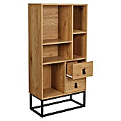 Home Deco Factory Abbot Conjunto mueble de salón (3 pzs., Marrón/Negro) | BAUHAUS