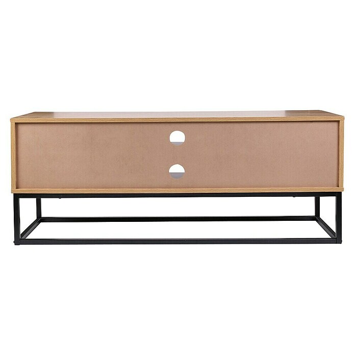 Home Deco Factory Abbot Conjunto mueble de salón (3 pzs., Marrón/Negro) | BAUHAUS
