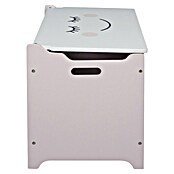 Home Deco Kids Baúl de almacenaje Luna (36,5 x 60,3 x 38 cm, MDF, Gris/Rosa) | BAUHAUS