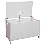 Home Deco Kids Baúl de almacenaje Luna (36,5 x 60,3 x 38 cm, MDF, Gris/Rosa) | BAUHAUS