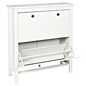 Home Deco Factory Zapatero (L x An x Al: 24,5 x 78 x 92 cm, Blanco, Número de compartimentos: 2 ud.) | BAUHAUS