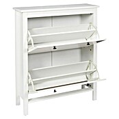 Home Deco Factory Zapatero (L x An x Al: 24,5 x 78 x 92 cm, Blanco, Número de compartimentos: 2 ud.) | BAUHAUS