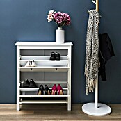 Home Deco Factory Zapatero (L x An x Al: 24,5 x 78 x 92 cm, Blanco, Número de compartimentos: 2 ud.) | BAUHAUS