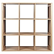 Home Deco Factory Klaus Estantería de madera (L x An x Al: 32 x 102 x 99 cm, Marrón, Diseño acanalado) | BAUHAUS