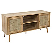 Home Deco Factory Bali Conjunto mueble de salón (3 pzs., Marrón, Con ratán trenzado) | BAUHAUS