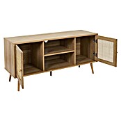 Home Deco Factory Bali Conjunto mueble de salón (3 pzs., Marrón, Con ratán trenzado) | BAUHAUS