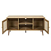 Home Deco Factory Bali Conjunto mueble de salón (3 pzs., Marrón, Con ratán trenzado) | BAUHAUS