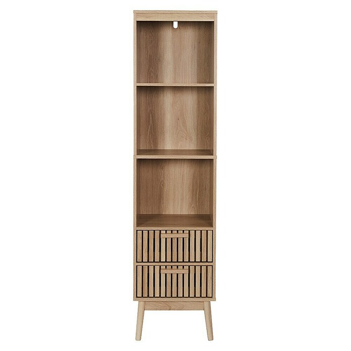 Home Deco Factory Klaus Conjunto mueble de salón (3 pzs., Marrón, Diseño acanalado) | BAUHAUS