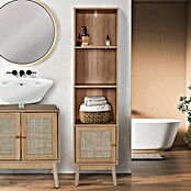 Home Deco Factory Bali Conjunto mueble de salón (3 pzs., Marrón, Con ratán trenzado) | BAUHAUS