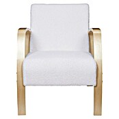 Home Deco Factory Sillón Hella (L x An x Al: 61 x 80 x 75 cm, Blanco, Textil rizado) | BAUHAUS