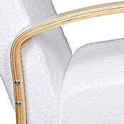 Home Deco Factory Sillón Hella (L x An x Al: 61 x 80 x 75 cm, Blanco, Textil rizado) | BAUHAUS