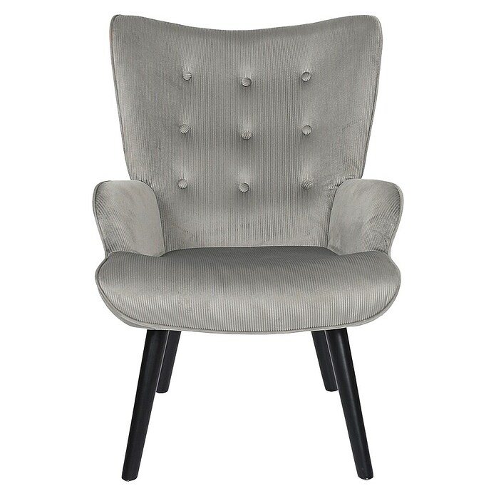 Home Deco Factory Giulia Sillón (L x An x Al: 75 x 68 x 96 cm, Gris) | BAUHAUS