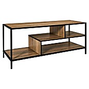 Home Deco Factory Edison Mueble para TV (L x An x Al: 40 x 110 x 45 cm, Negro/Marrón) | BAUHAUS
