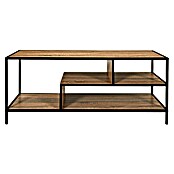 Home Deco Factory Edison Mueble para TV (L x An x Al: 40 x 110 x 45 cm, Negro/Marrón) | BAUHAUS