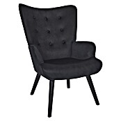 Home Deco Factory Giulia Sillón (L x An x Al: 75 x 68 x 96 cm, Negro) | BAUHAUS