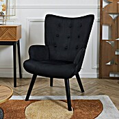 Home Deco Factory Giulia Sillón (L x An x Al: 75 x 68 x 96 cm, Negro) | BAUHAUS