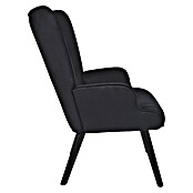 Home Deco Factory Giulia Sillón (L x An x Al: 75 x 68 x 96 cm, Negro) | BAUHAUS