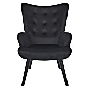 Home Deco Factory Giulia Sillón (L x An x Al: 75 x 68 x 96 cm, Negro) | BAUHAUS