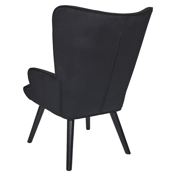 Home Deco Factory Giulia Sillón (L x An x Al: 75 x 68 x 96 cm, Negro) | BAUHAUS