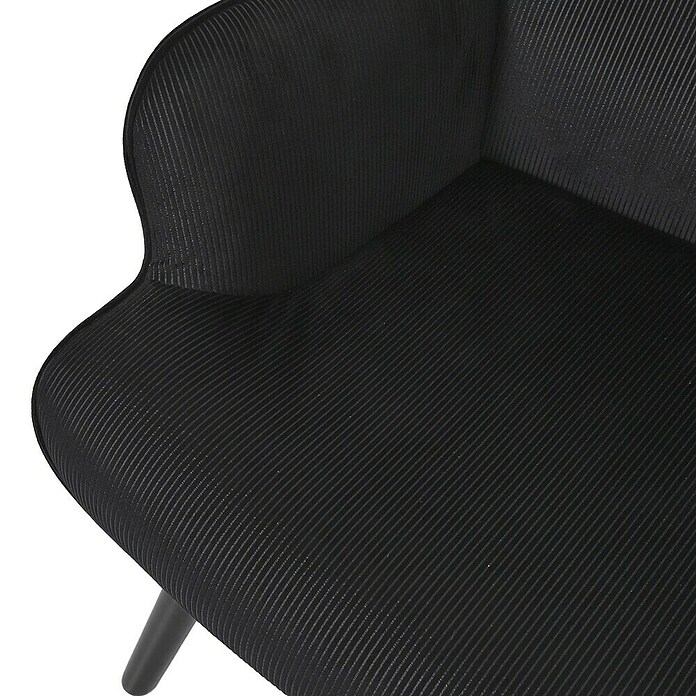Home Deco Factory Giulia Sillón (L x An x Al: 75 x 68 x 96 cm, Negro) | BAUHAUS